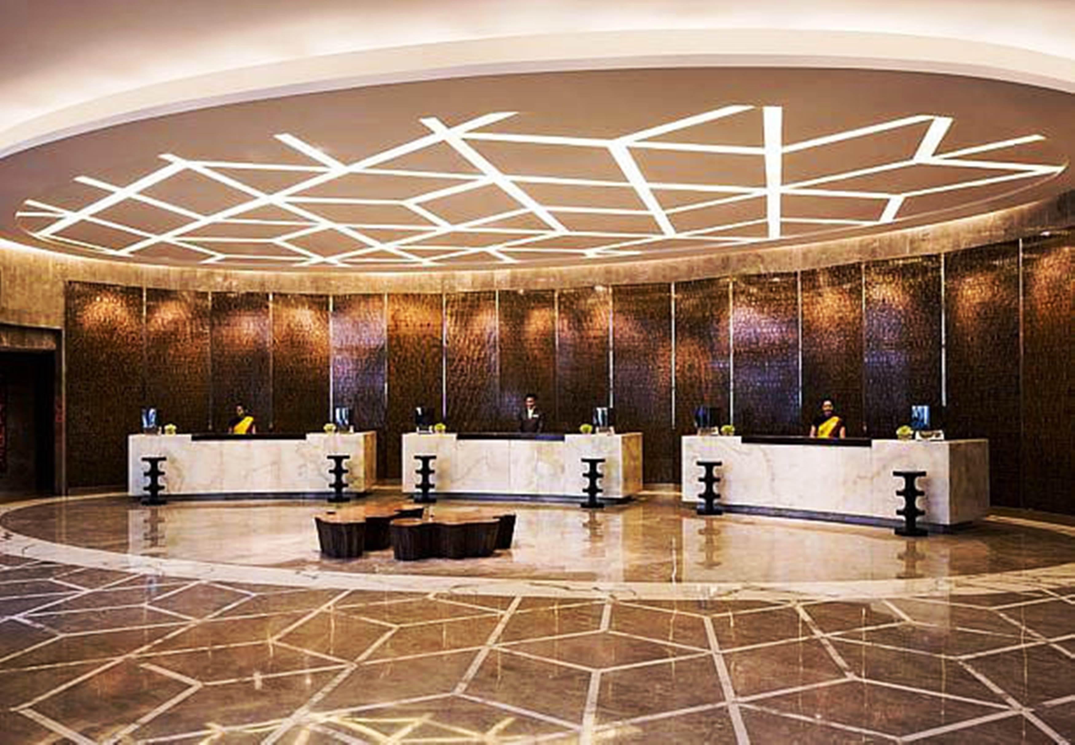 Jw Marriott Hotel New Delhi Aerocity Eksteriør billede The lobby of the hotel